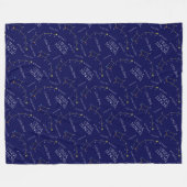 Noordelijke Hemisphere Constellation Ursa Minor Fleece Deken (Voorkant (Horizontaal))