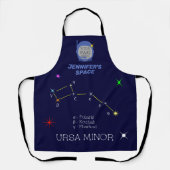 Noordelijke Hemisphere Constellation Ursa Minor Schort (Voorkant)