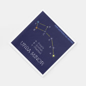 Noordelijke Hemisphere Constellation Ursa Minor Servet (Hoek)