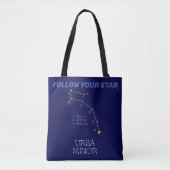 Noordelijke Hemisphere Constellation Ursa Minor Tote Bag (Voorkant)