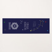 Noordelijke Hemisphere Constellation Ursa Minor Yogamat (Achterkant (horizontaal))