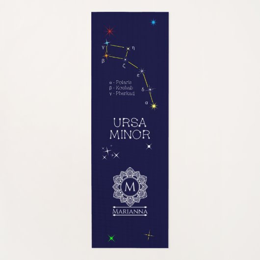 Noordelijke Hemisphere Constellation Ursa Minor Yogamat (Voorkant)