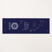 Noordelijke Hemisphere Constellation Ursa Minor Yogamat (Voorkant (horizontaal))