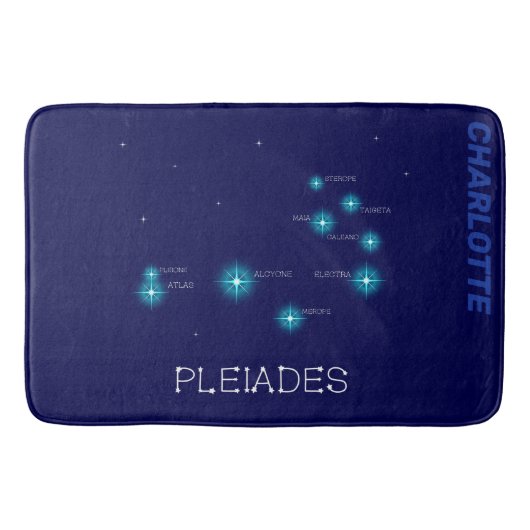 Noordelijke Hemisphere Pleiades Star Formation Badmat (Voorkant)