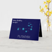 Noordelijke Hemisphere Pleiades Star Formation Kaart (Gele Bloem)