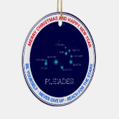 Noordelijke Hemisphere Pleiades Star Formation Keramisch Ornament (Rechts)