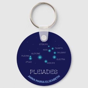 Noordelijke Hemisphere Pleiades Star Formation Sleutelhanger