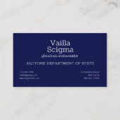 Noordelijke Hemisphere Pleiades Star Formation Visitekaartje (Achterkant)