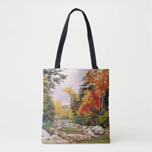 Noordelijke - herfstgewonden, witte bergen, tote bag (Voorkant)
