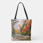 Noordelijke - herfstgewonden, witte bergen, tote bag (Achterkant)