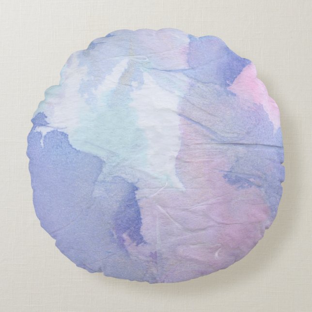 Noordelijke hooglichten II Rond Kussen (Voorkant)