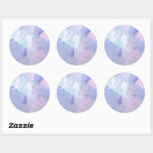 Noordelijke hooglichten II Ronde Sticker (Vel)