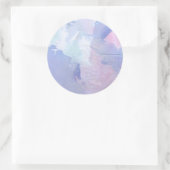 Noordelijke hooglichten II Ronde Sticker (Tas)