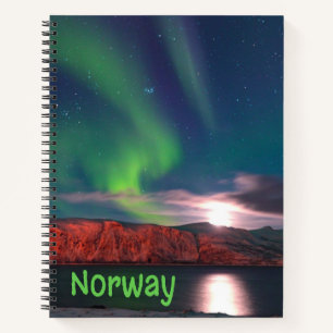 Noordelijke hooglichten in Noorwegen Notitieboek