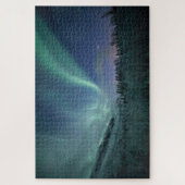 Noordelijke hooglichten Scandinavia Legpuzzel (Verticaal)