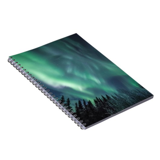 Noordelijke hooglichten Scandinavia Notitieboek (Rechterzijde)