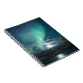 Noordelijke hooglichten, volle maan notitieboek (Rechterzijde)
