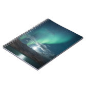 Noordelijke hooglichten, volle maan notitieboek (Linkerzijde)