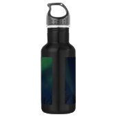 Noordelijke hoogten - Aurora Borealis IJsland Waterfles (Achterkant)