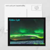 Noordelijke hoogten in Abisko Zweden Briefkaart (Voorkant / Achterkant)