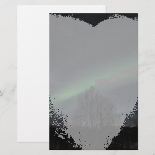 Noordelijke hoogten in het boreale bos briefpapier (Voorkant / Achterkant)