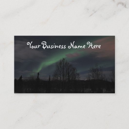 Noordelijke hoogten in het boreale bos visitekaartje (Voorkant)