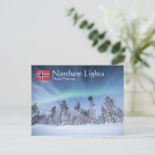 Noordelijke hoogten Noord-Noorwegen Briefkaart (Staand voorkant)