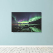 Noordelijke hoogten Noord-Noorwegen Canvas Afdruk (Insitu (Houten vloer))