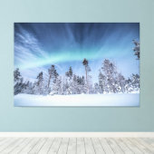 Noordelijke hoogten Noord-Noorwegen Canvas Afdruk (Insitu (Houten vloer))