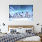 Noordelijke hoogten Noord-Noorwegen Canvas Afdruk (Insitu (Slaapkamer))