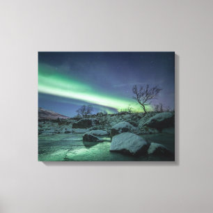 Noordelijke hoogten Noord-Noorwegen Canvas Afdruk