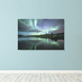 Noordelijke hoogten Noord-Noorwegen Canvas Afdruk (Insitu (Houten vloer))