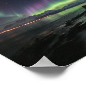 Noordelijke hoogten Noord-Noorwegen Poster (Hoek)