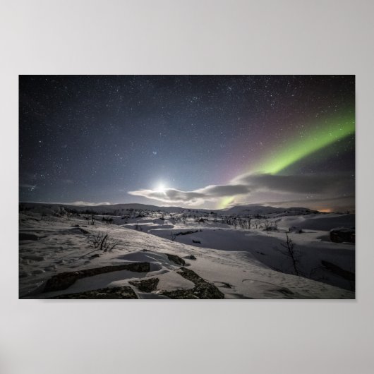 Noordelijke hoogten Noord-Noorwegen Poster (Voorkant)