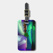 Noordelijke hoogten van Alaska Collage Bagagelabel (Voorkant verticaal)