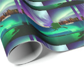 Noordelijke hoogten van Alaska Collage Cadeaupapier (Rol Hoek)