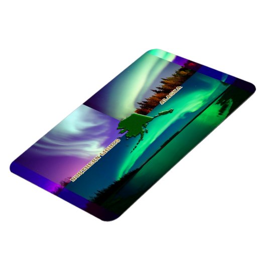 Noordelijke hoogten van Alaska Collage Magneet (Linkerzijde)