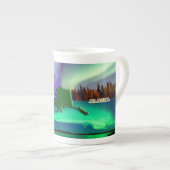 Noordelijke hoogten van Alaska Collage Porselein Kop (Voorkant rechts)