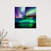 Noordelijke hoogten van Alaska Collage Poster (Keuken)