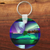 Noordelijke hoogten van Alaska Collage Sleutelhanger (Voorkant)