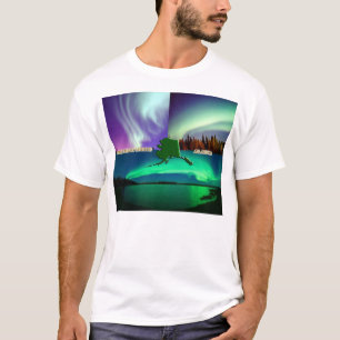 Noordelijke hoogten van Alaska Collage T-shirt