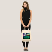 Noordelijke hoogten van Alaska Collage Tote Bag (Voorkant (model))