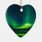 Noordelijke IJslandse lichten Keramisch Ornament (Rechts)