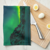 Noordelijke IJslandse lichten Theedoek (Quarter Fold)