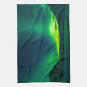 Noordelijke IJslandse lichten Theedoek (Verticaal)