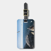 Noordelijke kanen bagagelabel (Voorkant verticaal)