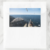 Noordelijke kanen rechthoekige sticker (Tas)