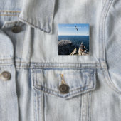 Noordelijke kanen vierkante button 5,1 cm (In situ)