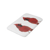 Noordelijke Kardinaal Bird Bath Mats Badmat (Gekanteld)