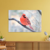 Noordelijke kardinaal (Cardinal Creek) gewikkeld d Canvas Afdruk (Insitu (Woonkamer))